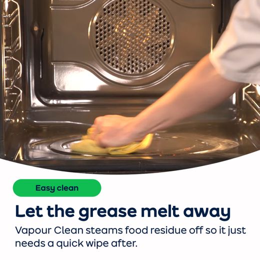 Smeg Victoria 110cm Dual Fuel Range Cooker - Black - AO Annotation - Vapour clean
